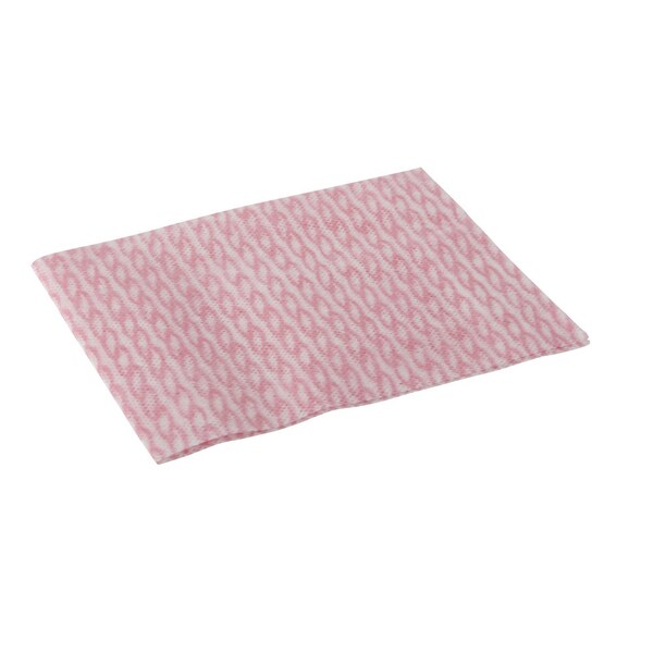 Brawny Rayon Busing Towel 13" x 17" 2.88 lb., Pink and White - 29427