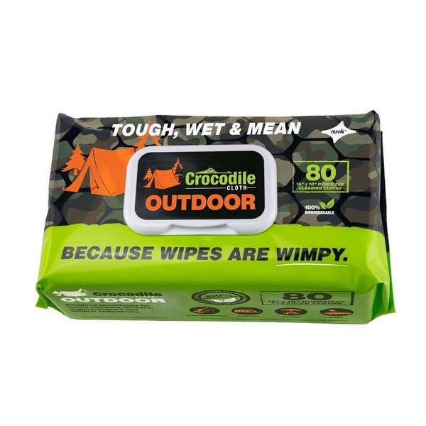 Crocodile Cloth CLOTH WHITE 15X10 IN., 80PK - 6610