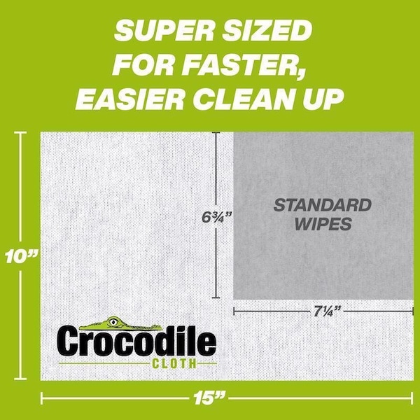 Crocodile Cloth GRILL CLOTH  15X10 IN., 80PK - 6600