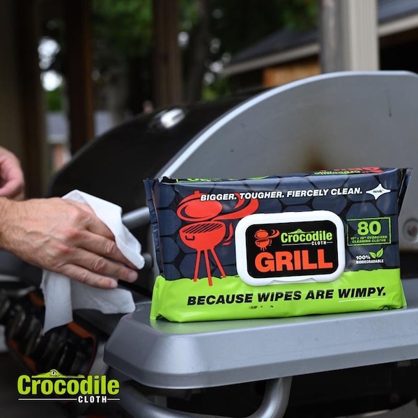 Crocodile Cloth GRILL CLOTH  15X10 IN., 80PK - 6600