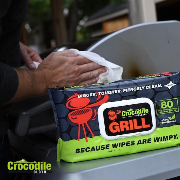 Crocodile Cloth GRILL CLOTH  15X10 IN., 80PK - 6600
