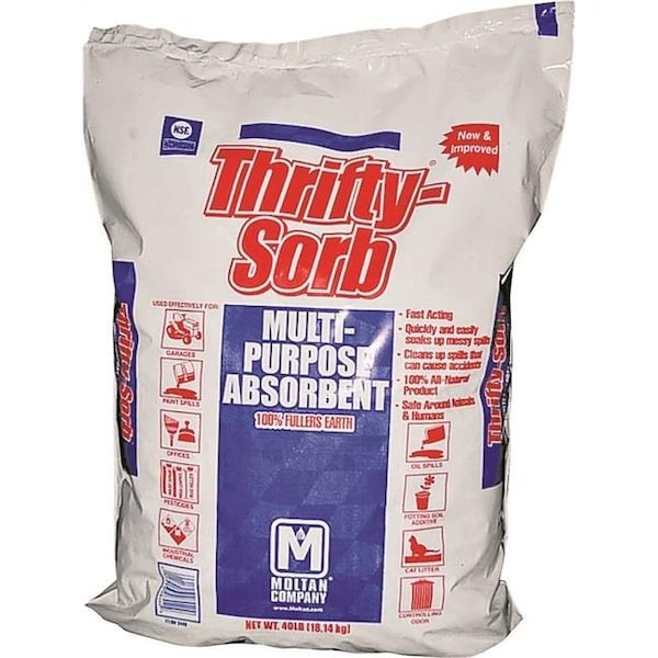 Ep Minerals Ep Minerals 3149952 40 lbs Bag Solid Thriftysorb Multi-Purpose Premium Oil Absorbent - Tan & Gray - 3149952