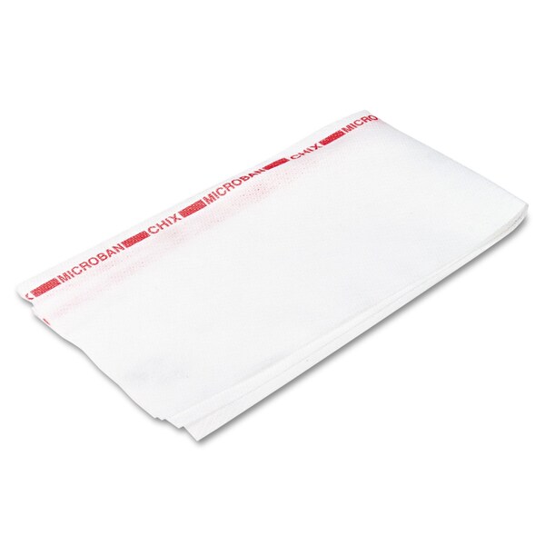 Chix Reusable Food Service Towels, Fabric, 13 x 24, White, PK150 - 8250