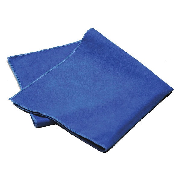 R & R Textile Mcrfbr Suede Cln/Plsh Cloth, 16"x16", PK12 - Z73050