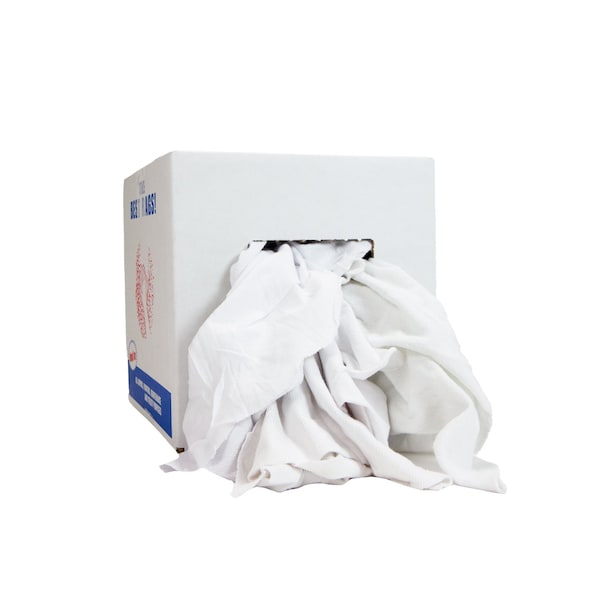 Monarch Knit Wipers - White - New - 5lb Bag - N-WPKSM-5BG
