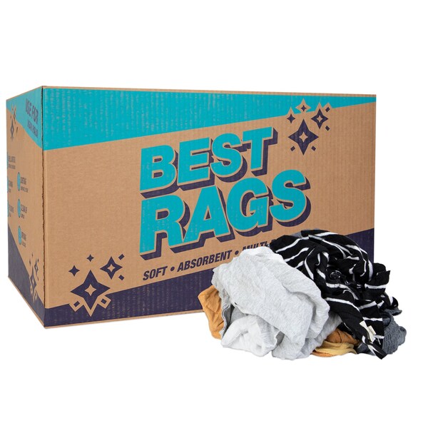 Monarch Sweatshirt Reclaimed Rags - Colored - 25 lb Box - R-C13-25