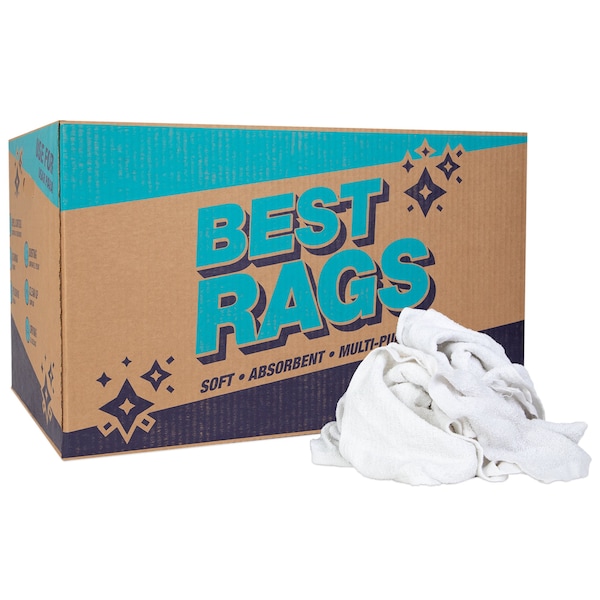 Monarch Bar Mop Clean Up Terry Wipers - White25 lb box - N-W69-25