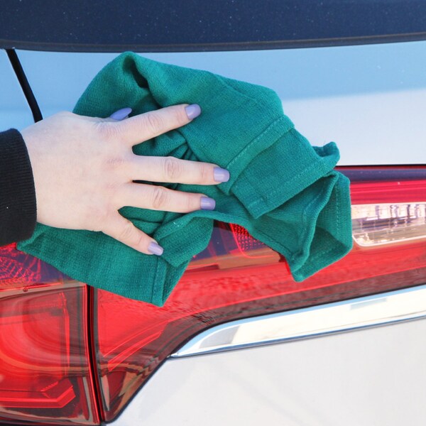 Monarch Huck Towels - 16 x 26 - Hunter green   12 Pack, 12PK - ABSBNT-HGRN