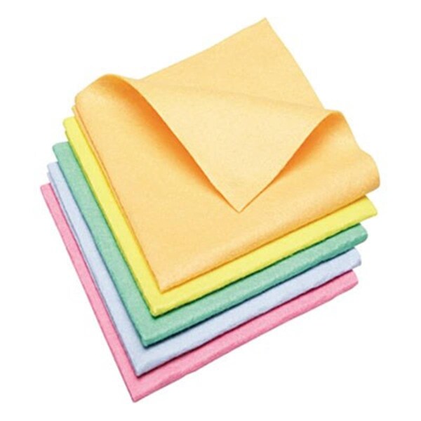 Sticky Situation 15 x 15 in. Synthetic Shammy Cloth, Assorted Color, 5PK - ST2492819