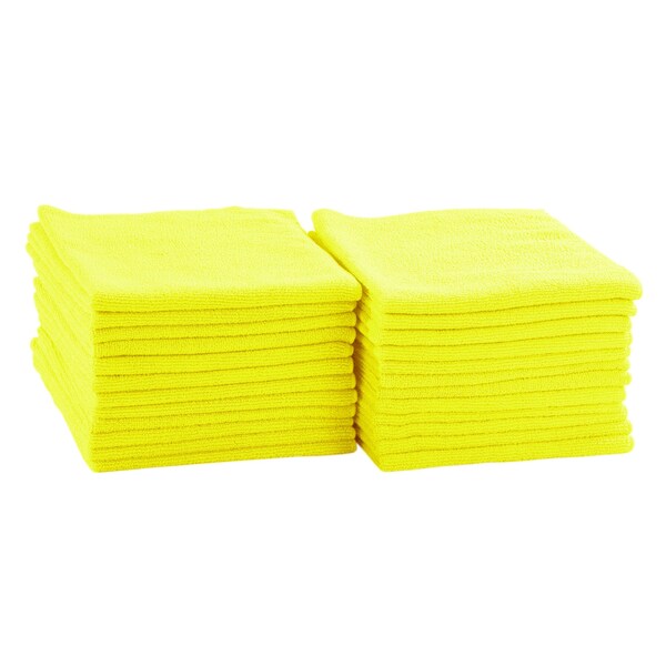 Dri By Tricol Clean Multi-Purpose Cloth,  Yellow, 300 GSM, 16 x 16 in, 24 PK  - SO-EO63-0TRS