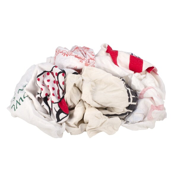 Buffalo White T-Shirt W/ Trim No. 8 Bag - 10266PB
