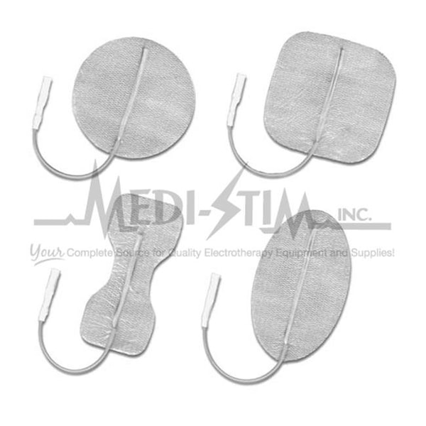 Pals Platinum Pals Platinum 895240 2 in. X 3.5 in. Rect. Pigtail Steel Knit Cloth; Reusable Electrodes 4 Per Pkg - 895240