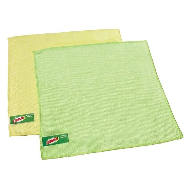 The Libman Co LIBMAN Kitchen Cloth, 12 in L, 12 in W, Microfiber - 322