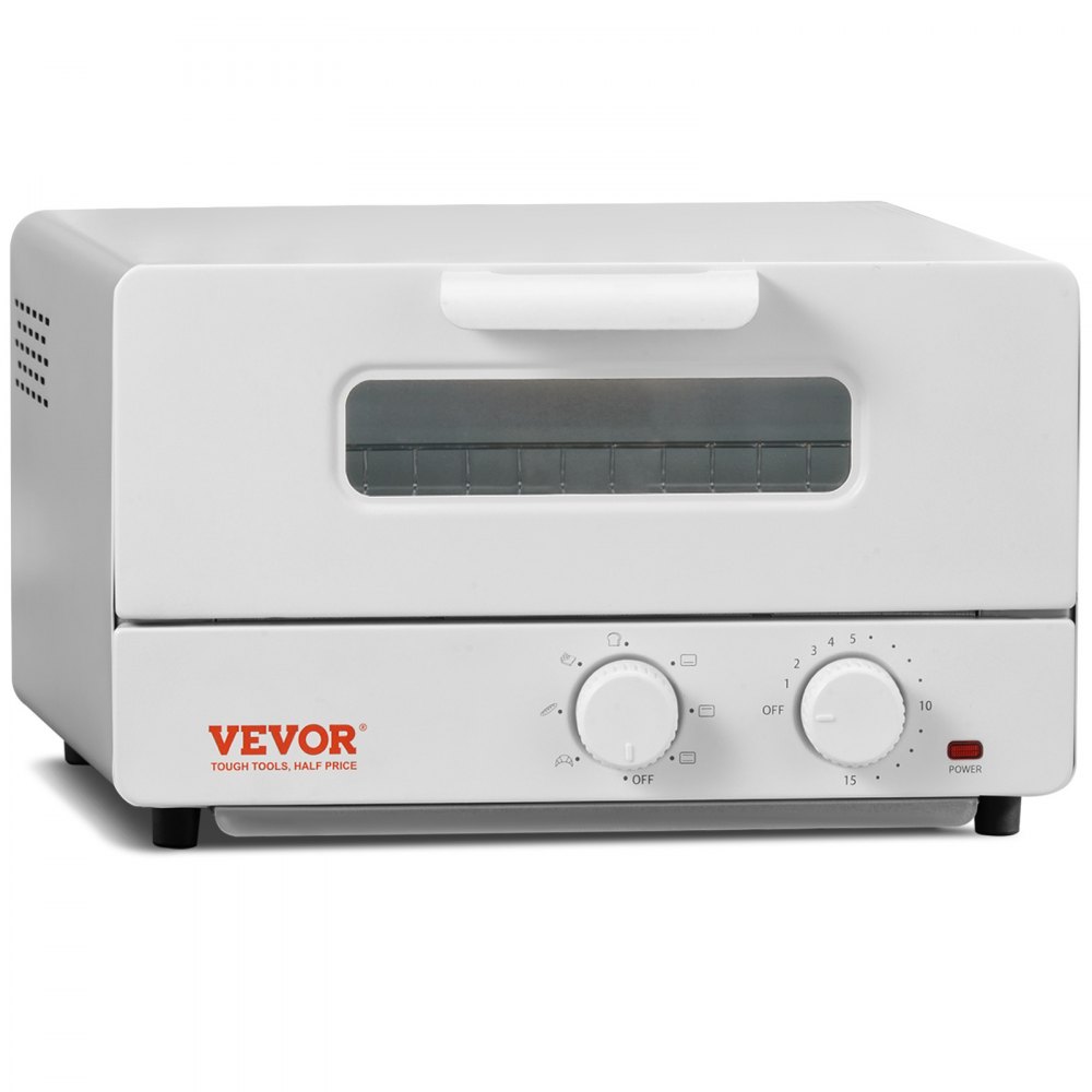 VEVOR Steam Oven Toaster, 12L Countertop Convection Oven, 1300W 5 In 1 Steam Toaster Oven, 7 Cooking Modes Air Fryer Convection Oven Combo with Baking Grill, Ash Tray for Sandwich, Bread, Pizza - SYZKX12L1300WKZDFV1