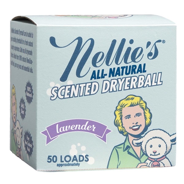 Nellie&Aposs Clean Nellies  Scented Wool Dryerball Lavender - NWDB-LA