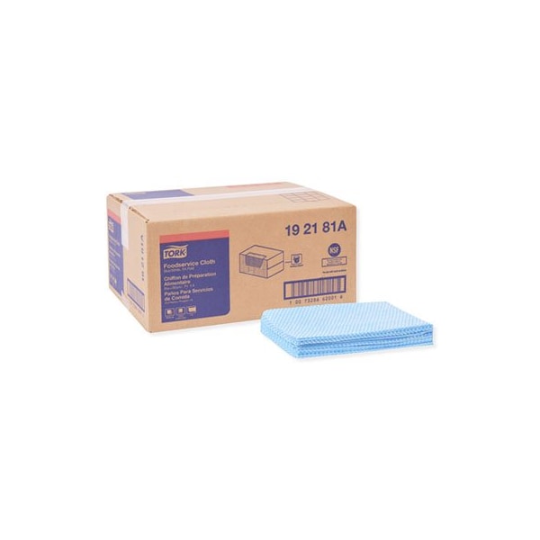 Essity Professional Hygiene N.A. Tork, FOODSERVICE CLOTH, 13 X 21, BLUE, 240PK - 192181A