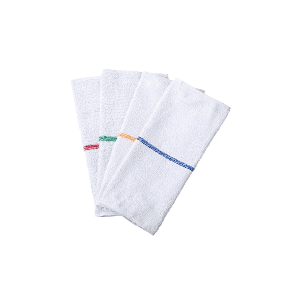 Chef Revival Chef Revival 16x19 Striped Bar Towel, PK12 - 700BRT-BLS