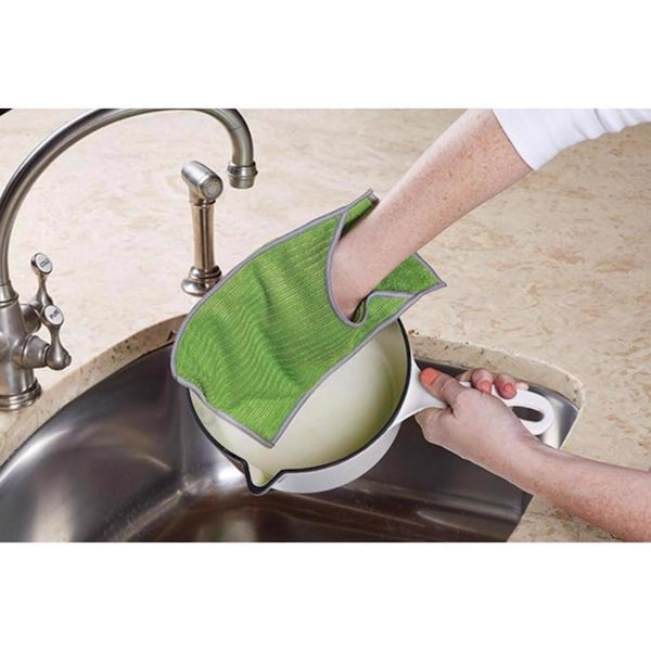 Handee Pockets Handee Pockets Microfiber Cleaning Cloth 6.25 in. W X 9.75 in. L 2 pk - 33124