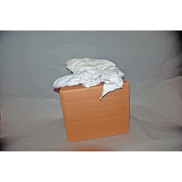 Ctc Rags Recycled All-White Cotton Knit - Rags - CAWK50