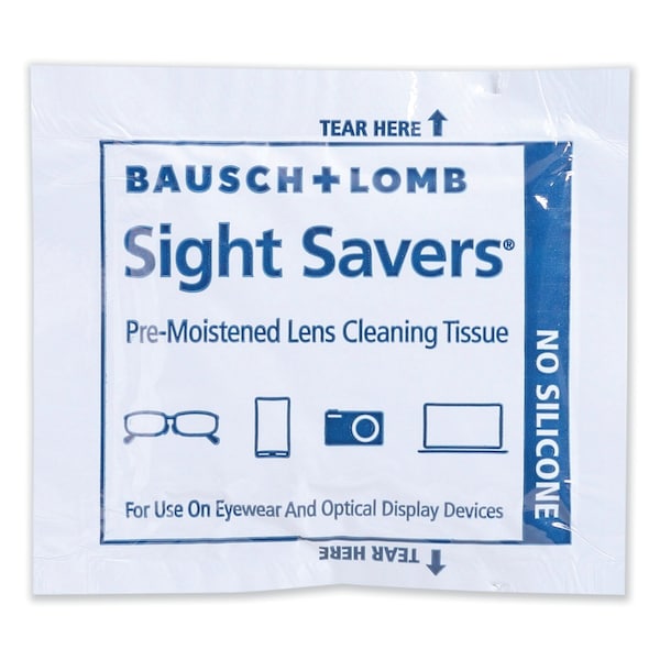 Bausch + Lomb Sight Savers Premoistened Lens Cleaning Tissues, PK1000 - 8574GM