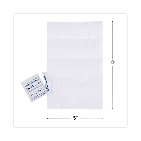 Bausch + Lomb Sight Savers Premoistened Lens Cleaning Tissues, PK1000 - 8574GM
