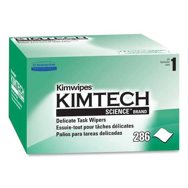 Kimtech Kimwipes Delicate Task Wipes (34120), Pop-Up Box, White (286 Sheets/Box, 30 Boxes, 8,580 Sheets) - 34120