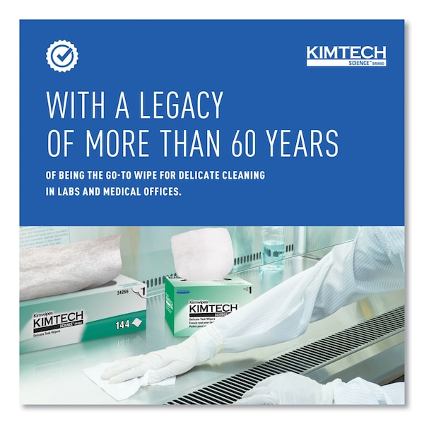Kimtech Kimwipes Delicate Task Wipes (34120), Pop-Up Box, White (286 Sheets/Box, 30 Boxes, 8,580 Sheets) - 34120