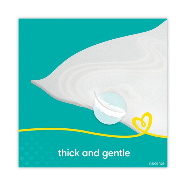 Pampers Sensitive Baby Wipes, White, Unscented, 6.8 x 7, PK56 - 87076EA
