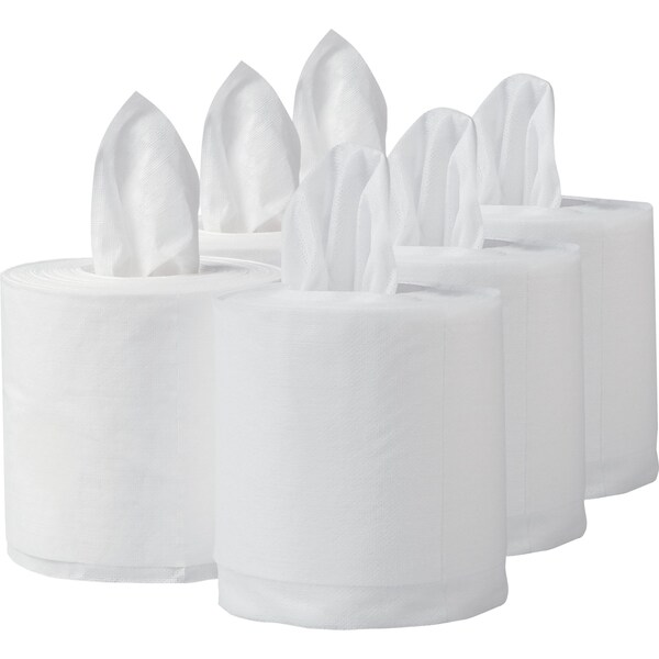 Kimtech Wipers, WetTask Wiping System, 12"x12-1/2", White, PK 6 - KCC06471