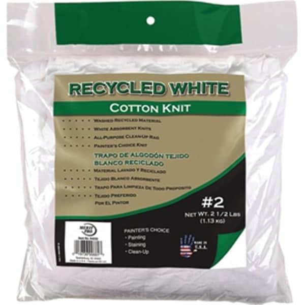 Gourmetgalley 64250 Recycled White Cotton Wiping Cloth - Size 2.5 lbs<BR> - GO3567148