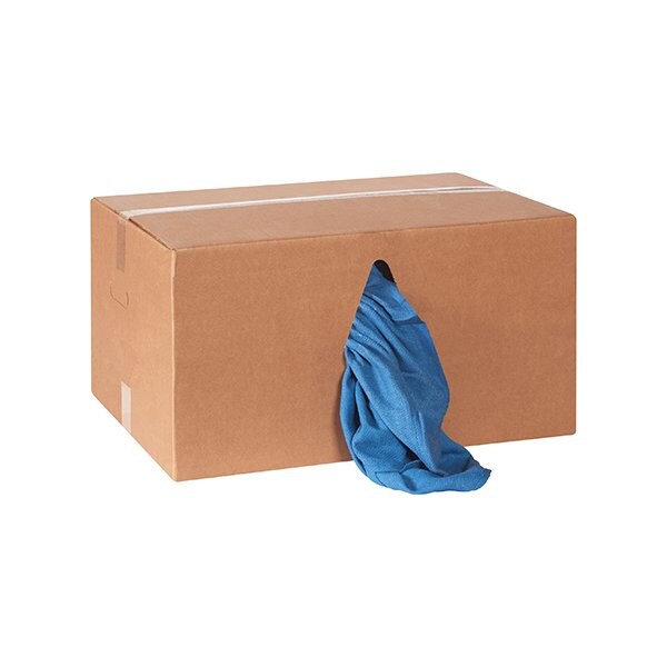 Bsc Preferred Box of Huck Towels - 16 x 25'', Blue, 130PK - BUY00038772