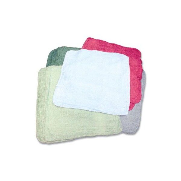 Monarch Global Brands Qwick Wick Terry Towels, 12 X 12, Assorted Colors, 25 Lb Bale approximately 280/bale - N030C1025