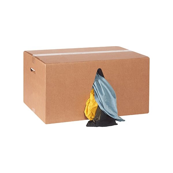 Bsc Preferred Box of Rags - Colored T-Shirt Rags, 220PK - BUY00039320