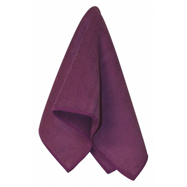 Microfiber Technologies Microfiber Cloth General Purpose Cloth Wipe 16" x 16", Purple - LFK550-90-LA001