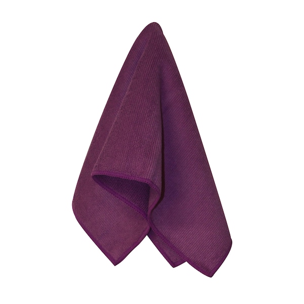 Microfiber Technologies Microfiber Cloth General Purpose Cloth Wipe 16" x 16", Purple - LFK550-90-LA001