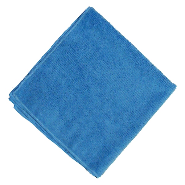 Golden Star Blue Microfiber Cloth 300 GMS, 12", PK36 - MC1212BLU300-36PK