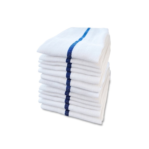 Bsl Herringbone Kitchen Towel 22 oz 15in x 25in - 1 Dozen - 3630-1D