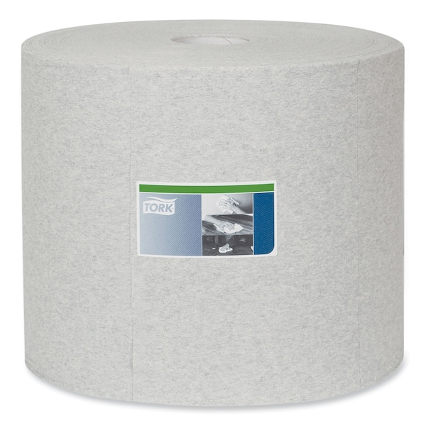 Tork Industrial Cleaning Cloths, 1-Ply, 12.6 x 13.3, Gray, 1,050 Cloths - 520305