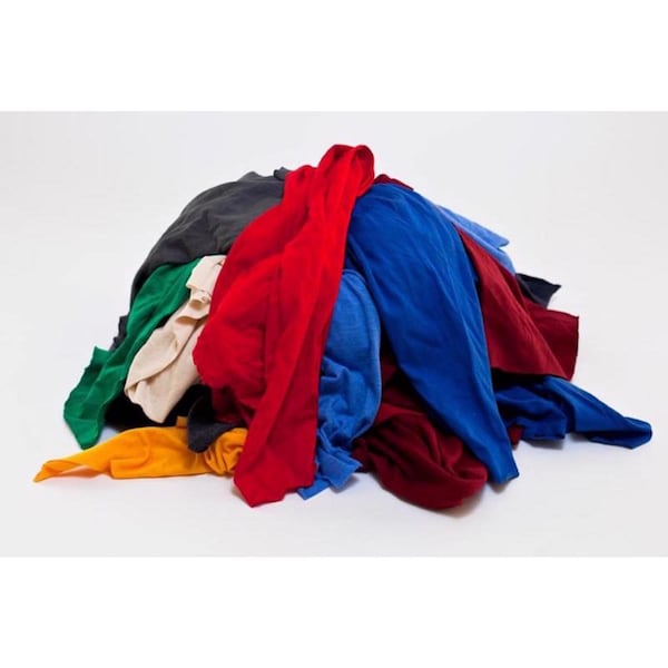Paint Usa Paint USA Assorted Colors Cotton Knit Wiping Rags 4 lb 1 pk - 6405BL0510DUSA