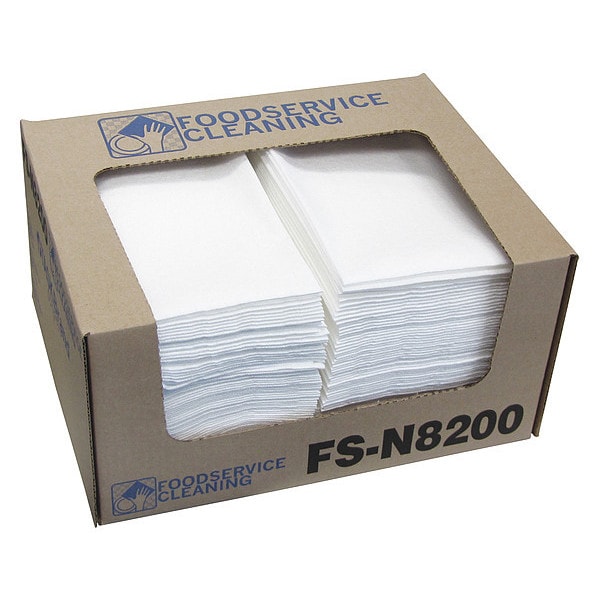 Hospeco Disposable Towels Hydroentangled Fiber 13" x 21", White, 150PK - N-F310QCWA