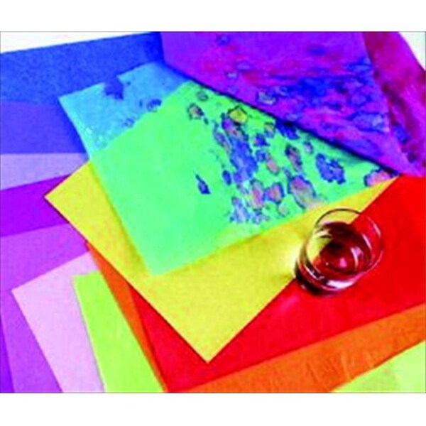 Spectra Spectra 006204 Deluxe Bleeding Recyclable Art Tissue Paper; Purple - 24 Sheets - 6204