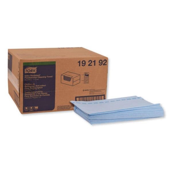Dendesigns 13 x 24 in. protective Foodservice Wiper Cloth, Blue - DE3742898