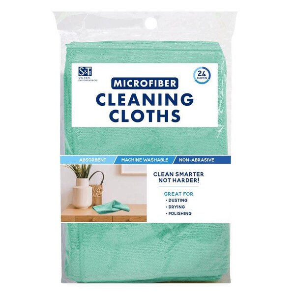 Viking Schroeder & Tremayne Microfiber Cleaning Cloth 12 in. W X 16 in. L 24 pk - 240000