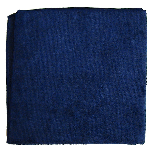 Golden Star Navy Microfiber Cloth 230 GMS, 16", PK36 - MC1616NAV230-36PK