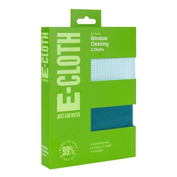 E-Cloth E-Cloth Window Kit Microfiber Glass and Polish Cloth 2 pk - 10615W