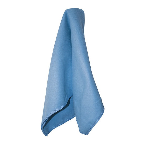 Impact Products Microfiber Suede Cloth Cleaning Cloth 18.4 lb., Blue, 12PK - LFK100