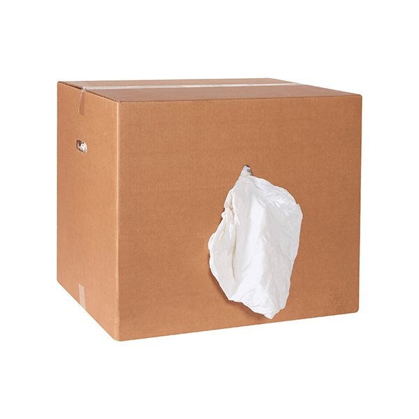 Bsc Preferred Box of Rags - Premium White T-Shirt, 440PK - BUY00087397
