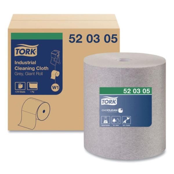 Dendesigns 12.6 x 13.3 in. Cleaning Wipe Cloth, Gray - 1050 Count - DE3761186