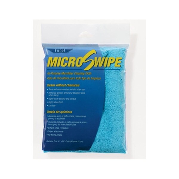 Ettore Products 16 x 20 in Microswipe Cloth Blue - 84445