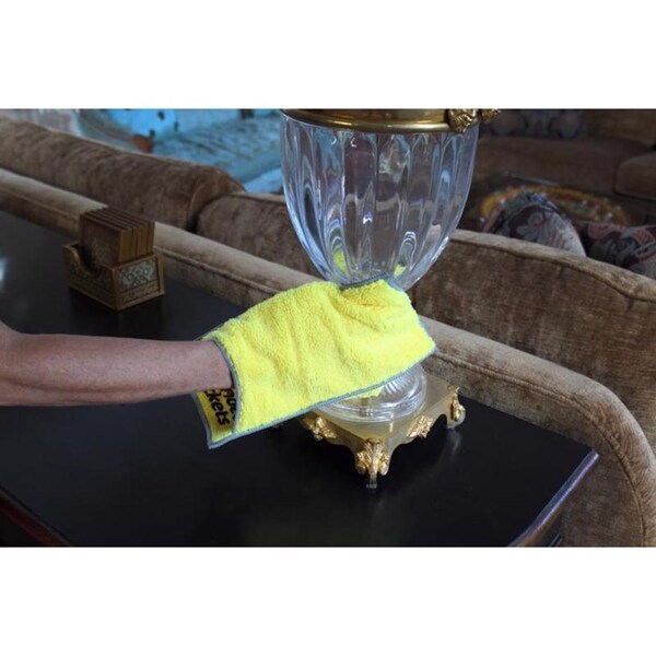 Handee Pockets Handee Pockets Microfiber Cleaning Cloth 6.25 in. W X 9.75 in. L 2 pk - 33424